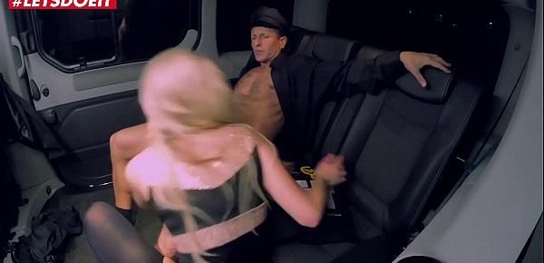  VIP SEX VAULT - Uber Taxi Driver seduce Blonde and broke her pussy (Claudia Macc)